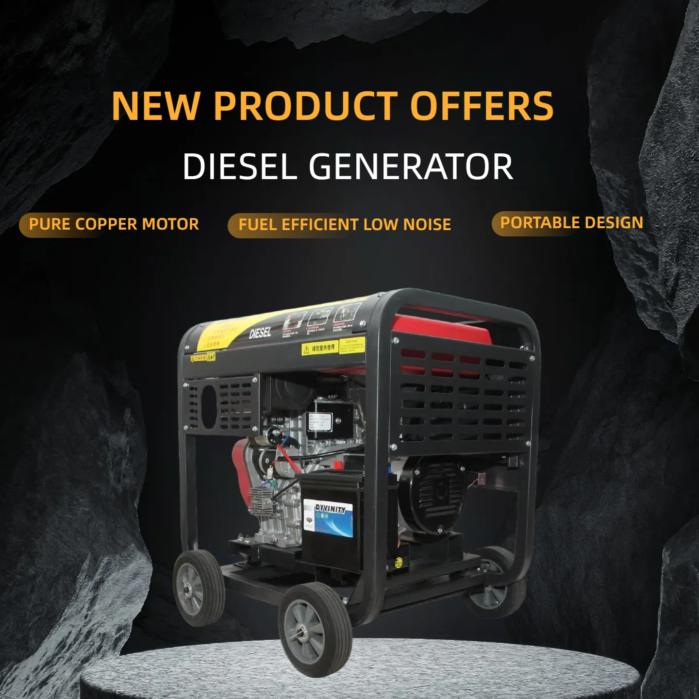 

Camping Electricity Deisel Generator Noiseless Quiet Lightweight Factory Direct Sales Power Generator for Home Ready-to-use
