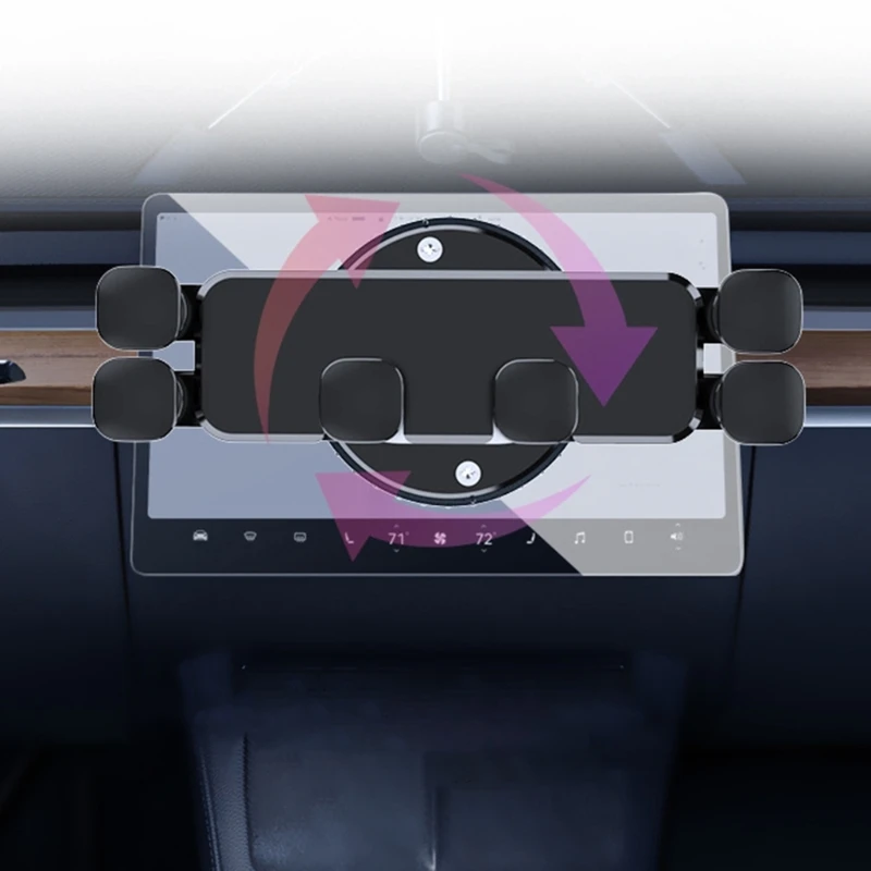 Car Dashboard Phone Holder with Secure Vacuum Suction & Full 360 Degree Rotation Capability For Safe Driving Experience D2RC