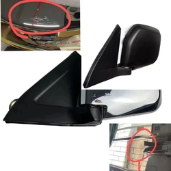 Scratch 1 Pcs LHD 3 Wires Adjust Chrome or Black Random Side Mirror Shell for Pajero V30 MR300485 Glass for Montero