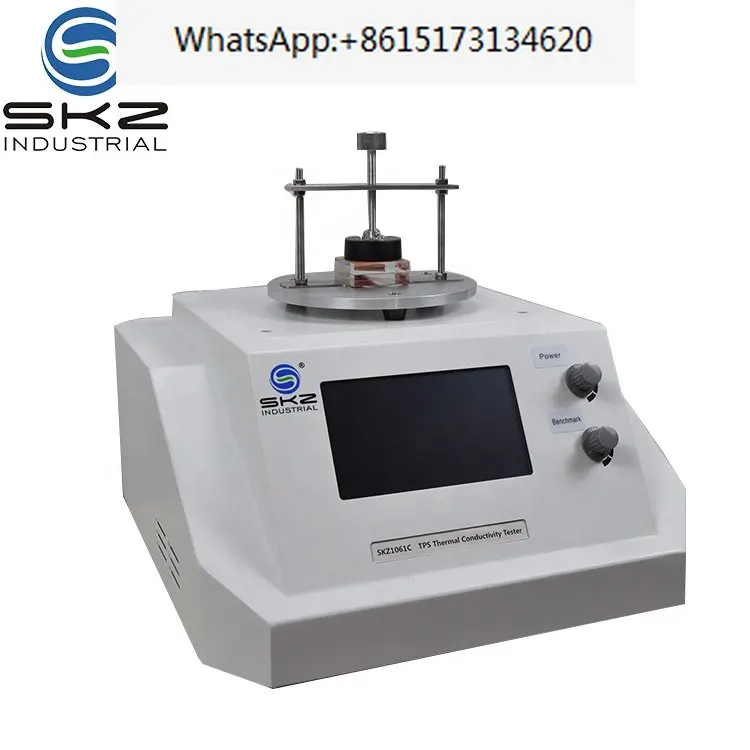 SKZ1061C 130C degree ISO 22007-2 tps technology thermal analysis thermal conductivity meter