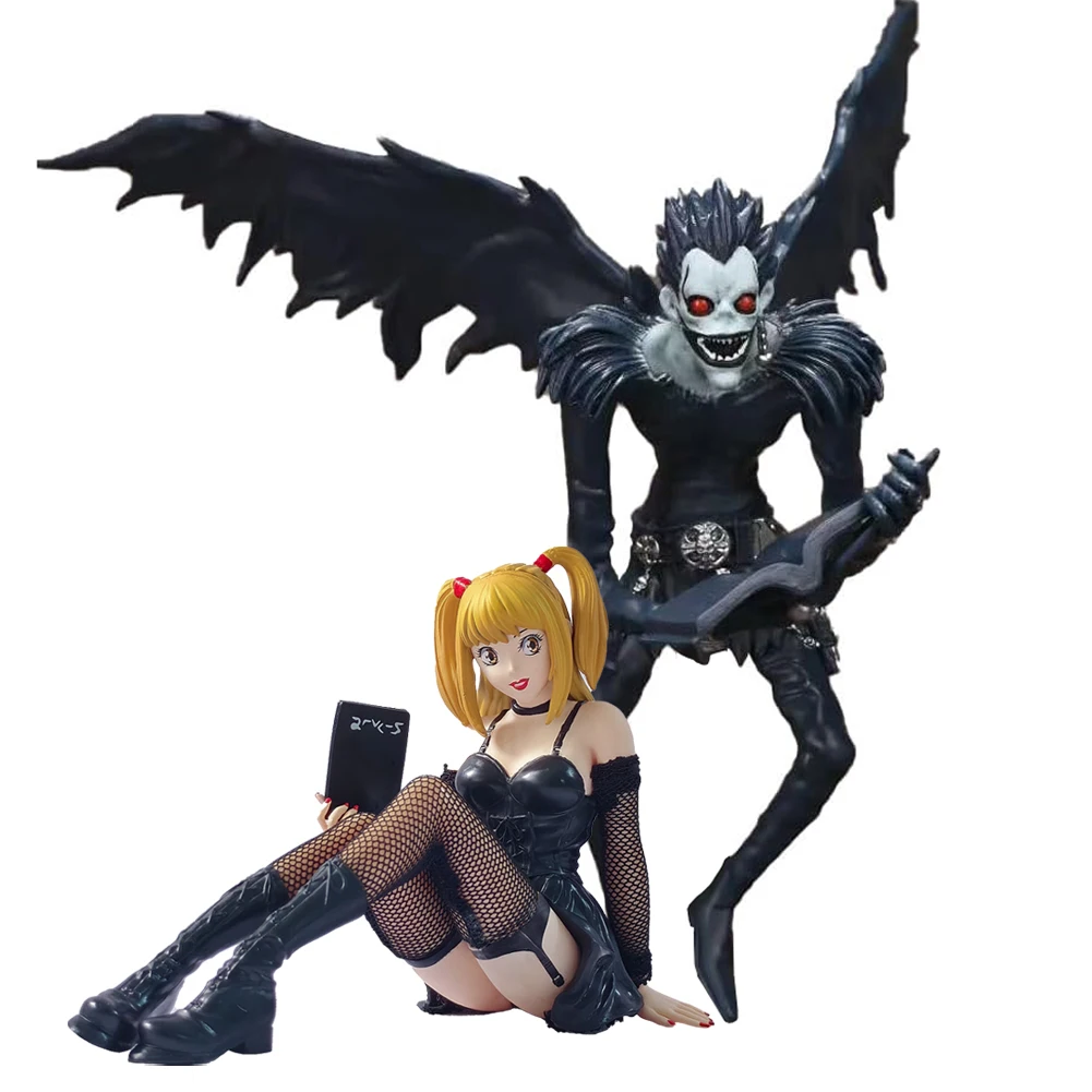 

Anime Light Yagami Figure Ryuk Ryuuku Rem Figurine Statue Toys MisaMisa Action Figure Model Dolls Misa Amane Toy Halloween GiftS