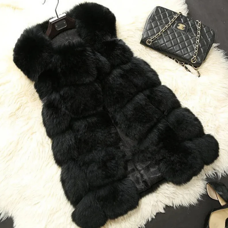 Chic Short Fur Vest for Women 2025 Autumn Winter Genuine Fox Mink Leather Sleeveless Jacket Versatile Layering