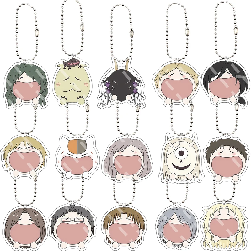 

Anime 5cm Taki Tooru Matoba Seiji Fujiwara Shigeru Fujiwara Touko Acrylic Keychain Cartoon Cute Pendant Decor Charm for Friends