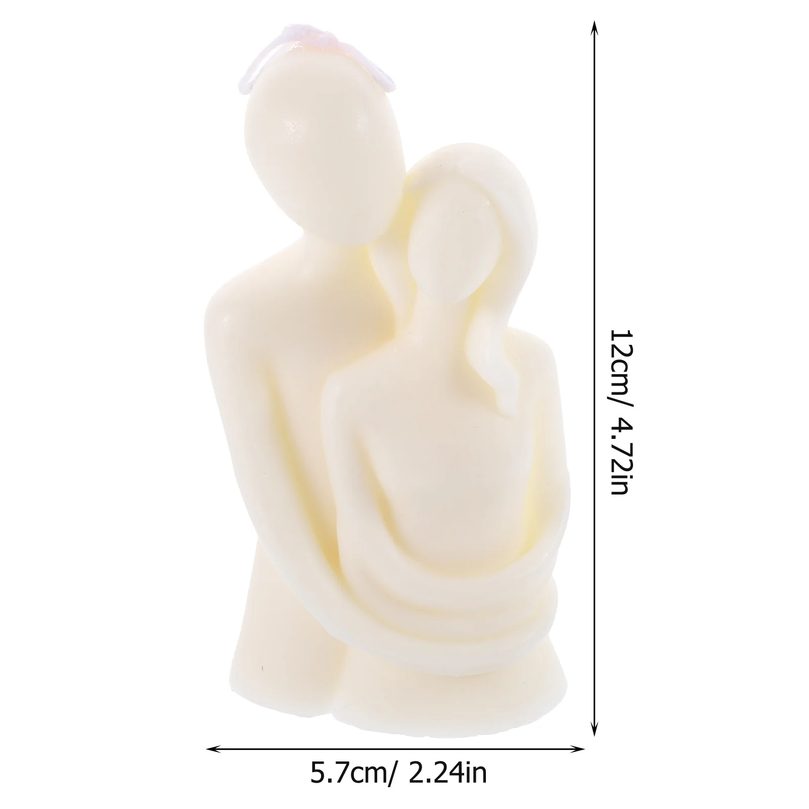 Coppia che abbraccia fragranza romantica profumata Decorazioni per la casa Ornamento da tavolo Aromaterapia creativa con cera di soia