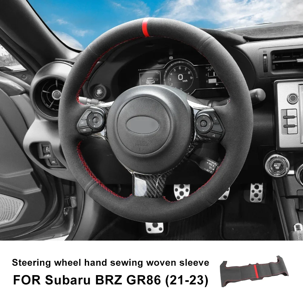 Nardi Deep Corn Steering Wheel - Black Suede Red Stitching Silver Spok Nardi Deep Corn Steering Wheel - Black Suede Red Stitching Silver Spok