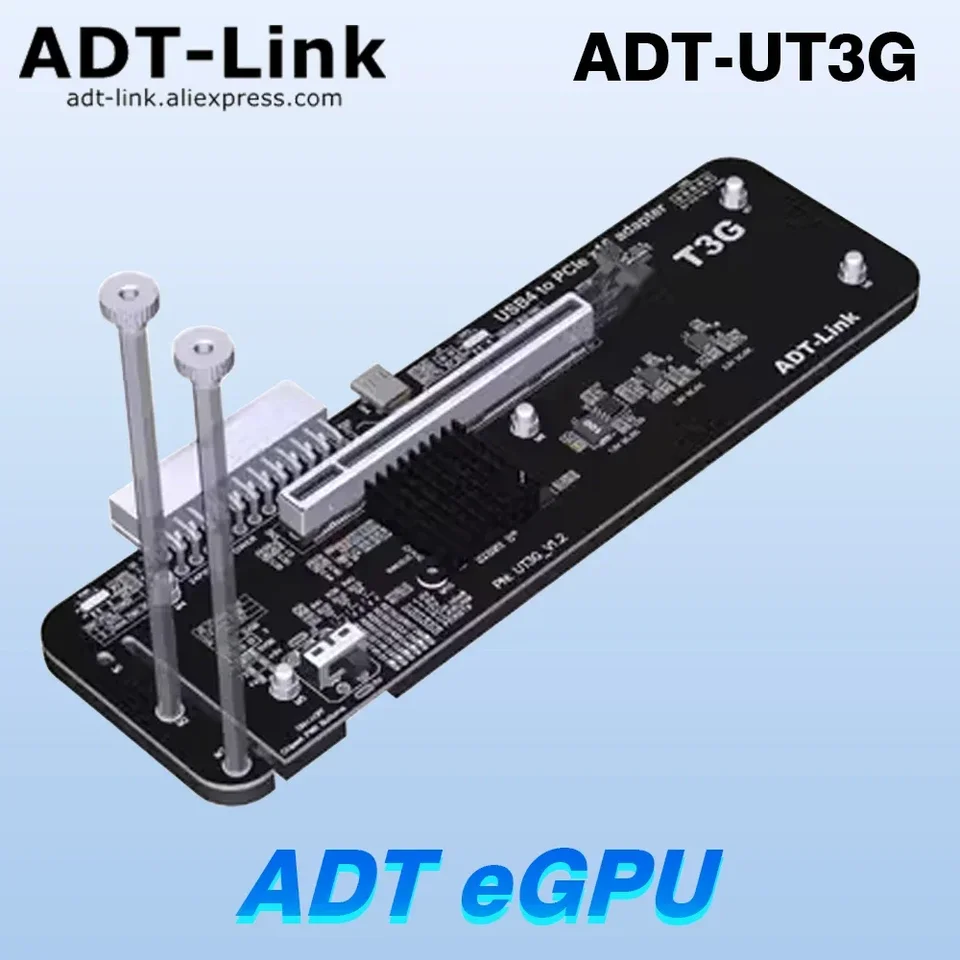 ADT EGPU Thunderbolt 3/4 Adapter M.2 NVMe to PCIe X16 External