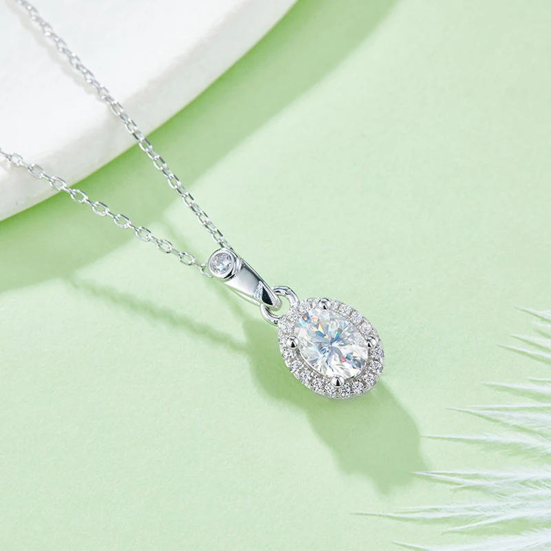 

Натуральное серебро 925 пробы, серьги и ожерелья с муассанитом, комплект ювелирных изделий 925, женские лабораторные бриллианты для женщин, роскошные дизайнерские драгоценности