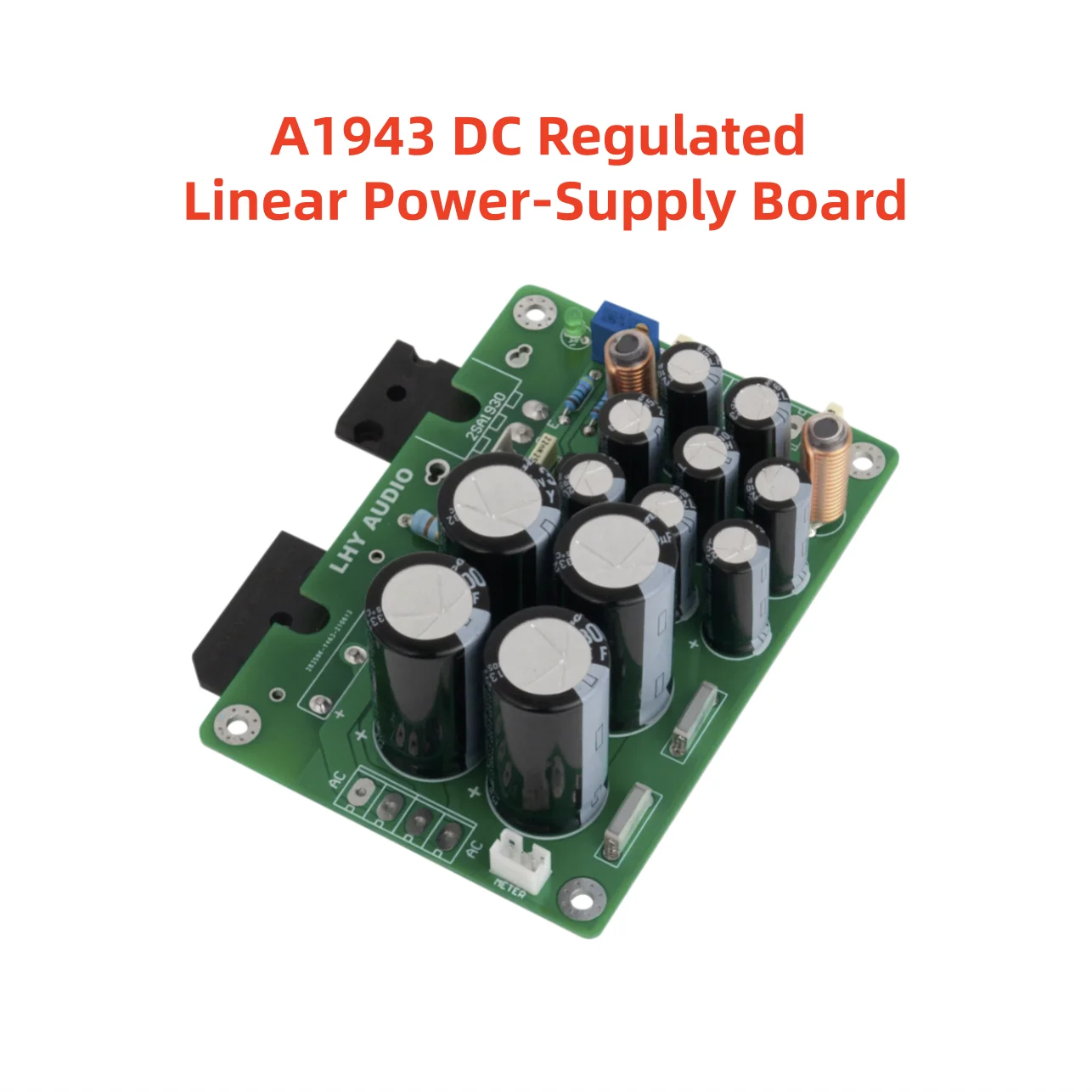 2SA1943 Toshiba DIY HIFI Linear DC Regulator Board 3.3‑24V Adjustable High Current Low Noise For NAS Notebook Audio Amplifier