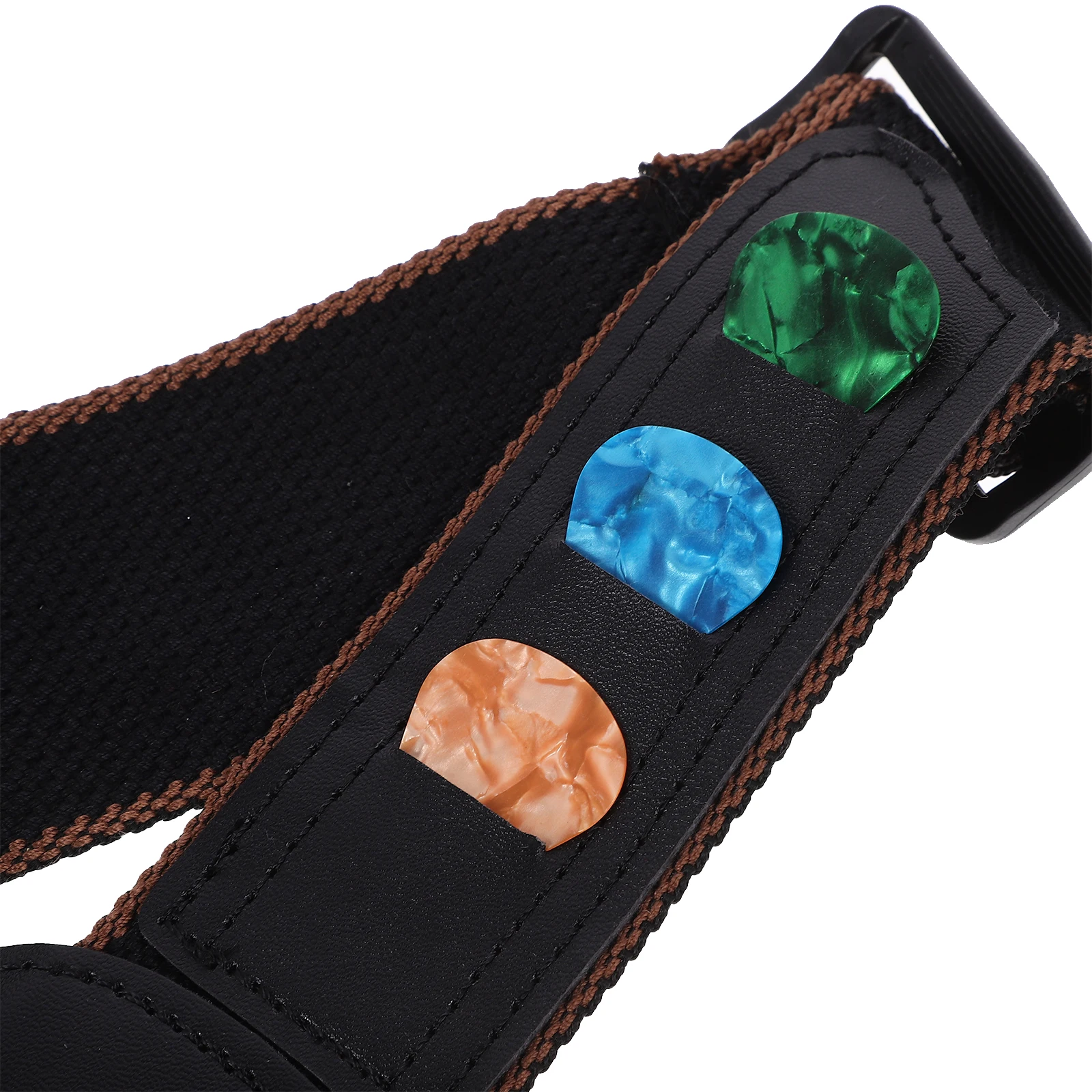 

1 set Guitar Accessories Kit 1 Set Electric Bass Guitar Strap With Picks Capo Adjustable Durable Shoulder Belt For Long Playing