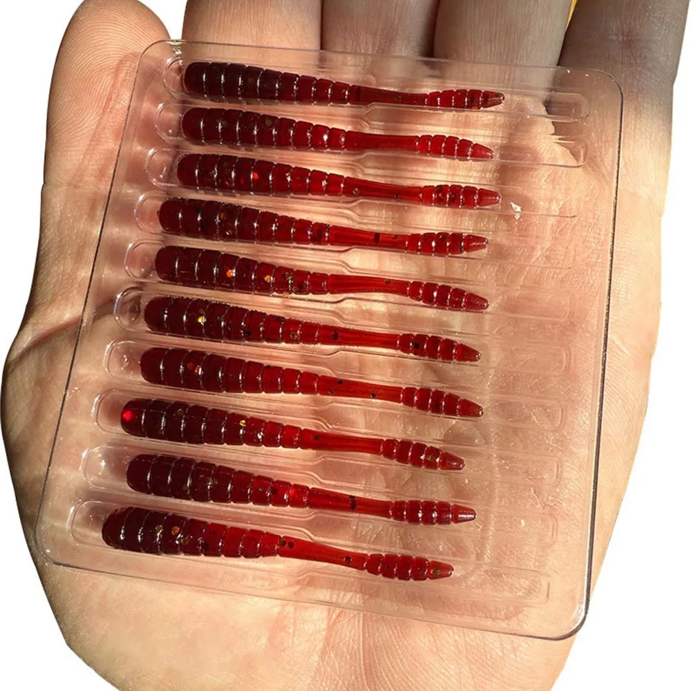 10PCS Ajing 48Mm 0.…