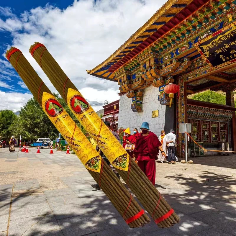 Tibet Incense Stick/ Bedroom Home Slmple Decoration Aroma Rich Mellow/ with Fire Aroma Soothing Spirit Calming Sleep Joss Stick