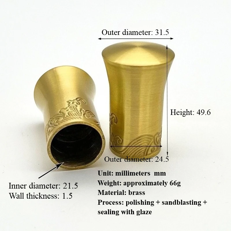 Cubierta de cobre tallada, nuevos accesorios de muebles chinos, cubierta de reposabrazos y pies de latón, postes de cama, silla de banco, cubiertas de cobre talladas