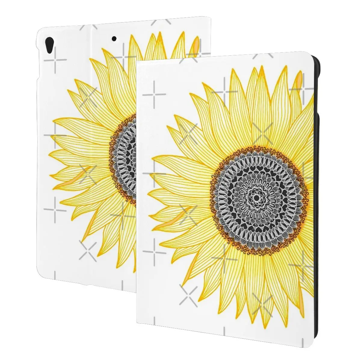 

Golden Mandala Sunflower For iPad Case For iPad 10th Pro 9 8 7 For iPad Air 5 4 3 2 Mini 6 10.5 cover