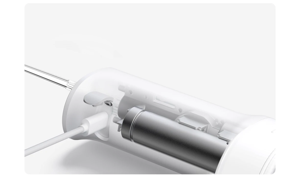 MIJIA Electric Oral Irrigator 2 – Ultrasonic, 3 Modes, 200mL Tank, 2-Min Auto-Off,90-Day Gentle Use,Water Flosser Dental