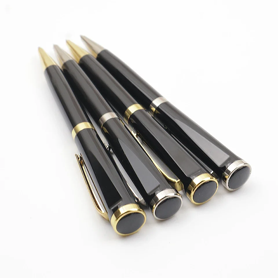 Metal Black Ballpoint Pen 0.7mm Black/Blue Ink High Quality Metal Business Pen For Student Gift Pen Office Stationery Supplies