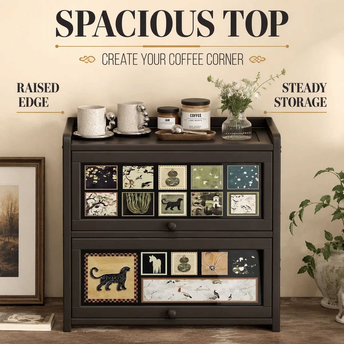 Cup storage rack, dining table top, tabletop, table top, water cup, tea cup, tea set, small rack, coffee cup holder