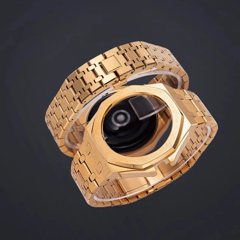 GT Cyber Kit de correa de modificación para HUAWEI GT Cyber Watch Case, pulsera de repuesto de pulsera de bisel de acero inoxidable