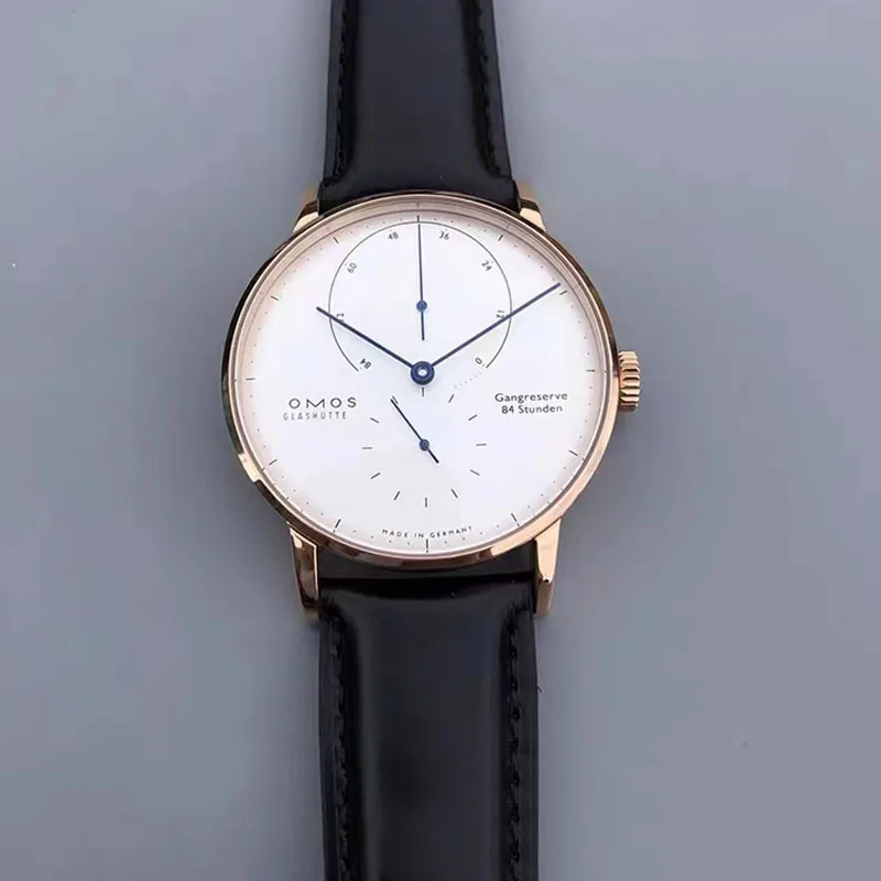 ساعة باوهاوس للرجال ميكانيكية، عرض تخزين الطاقة الحركية الكبيرة جدًا، ساعة أوتوماتيكية بسيطة