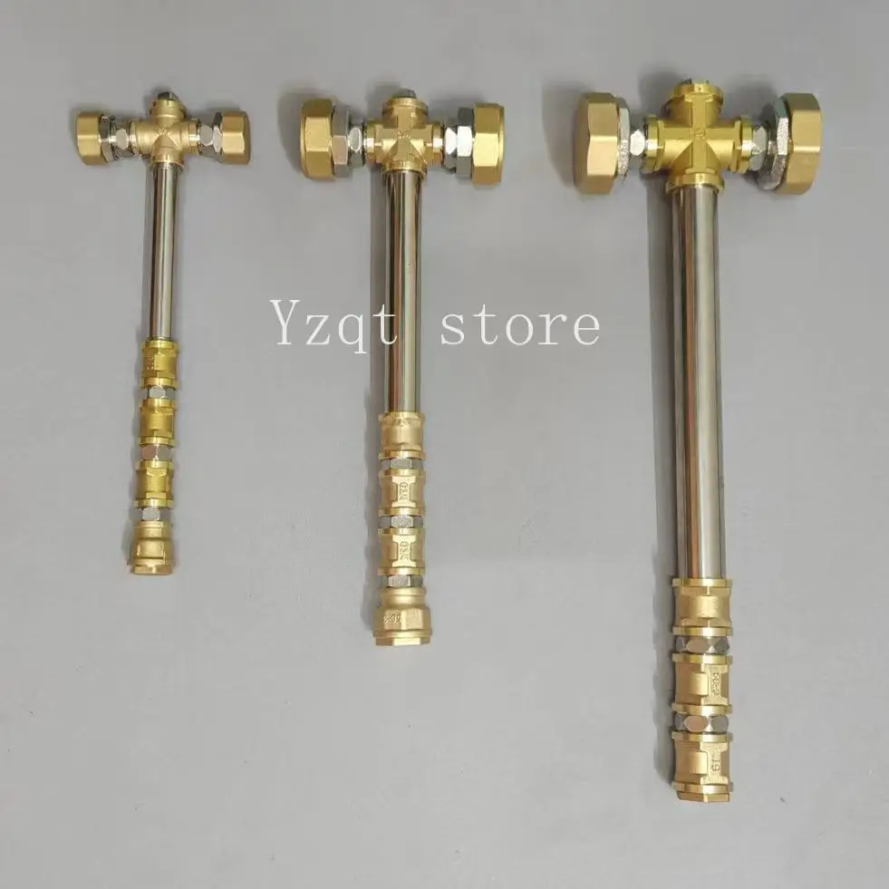 Hardware copper accessories hammer assembly DIY ornament holy hammer Internet celebrity eight-edged bright silver hammer