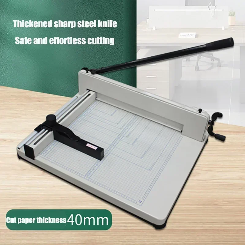 Professional Office Paper Cutter – Model 858 A3 – Trimmer for Photo Albums and Books