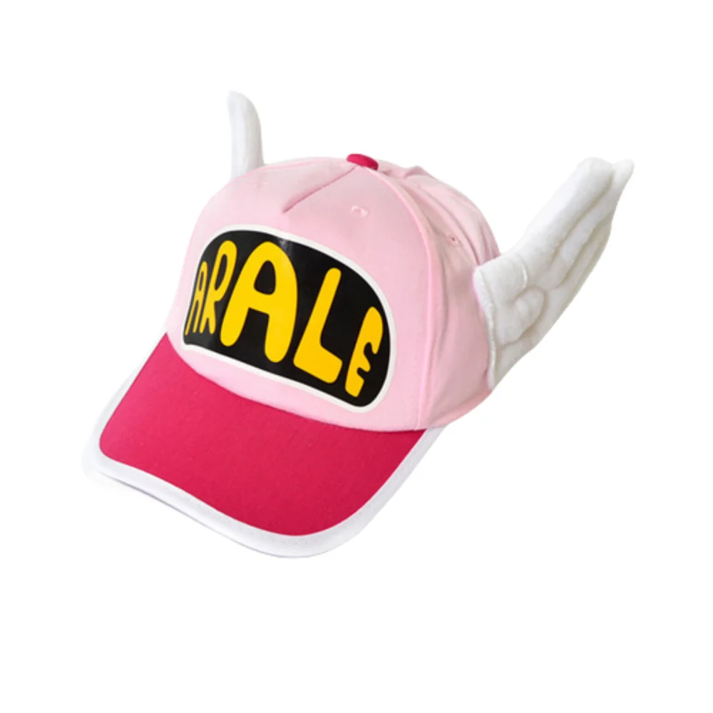 Arale Anime Dr.Slump Cosplay Norimaki Hat Children Wings Hats Cartoon Angel Cotton Baseball Cap Accessories