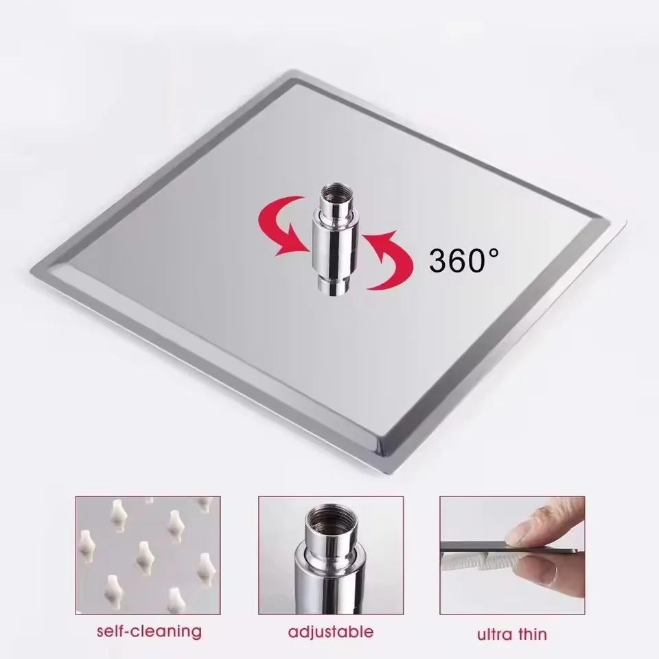 Shower Head Water Flow Illustration