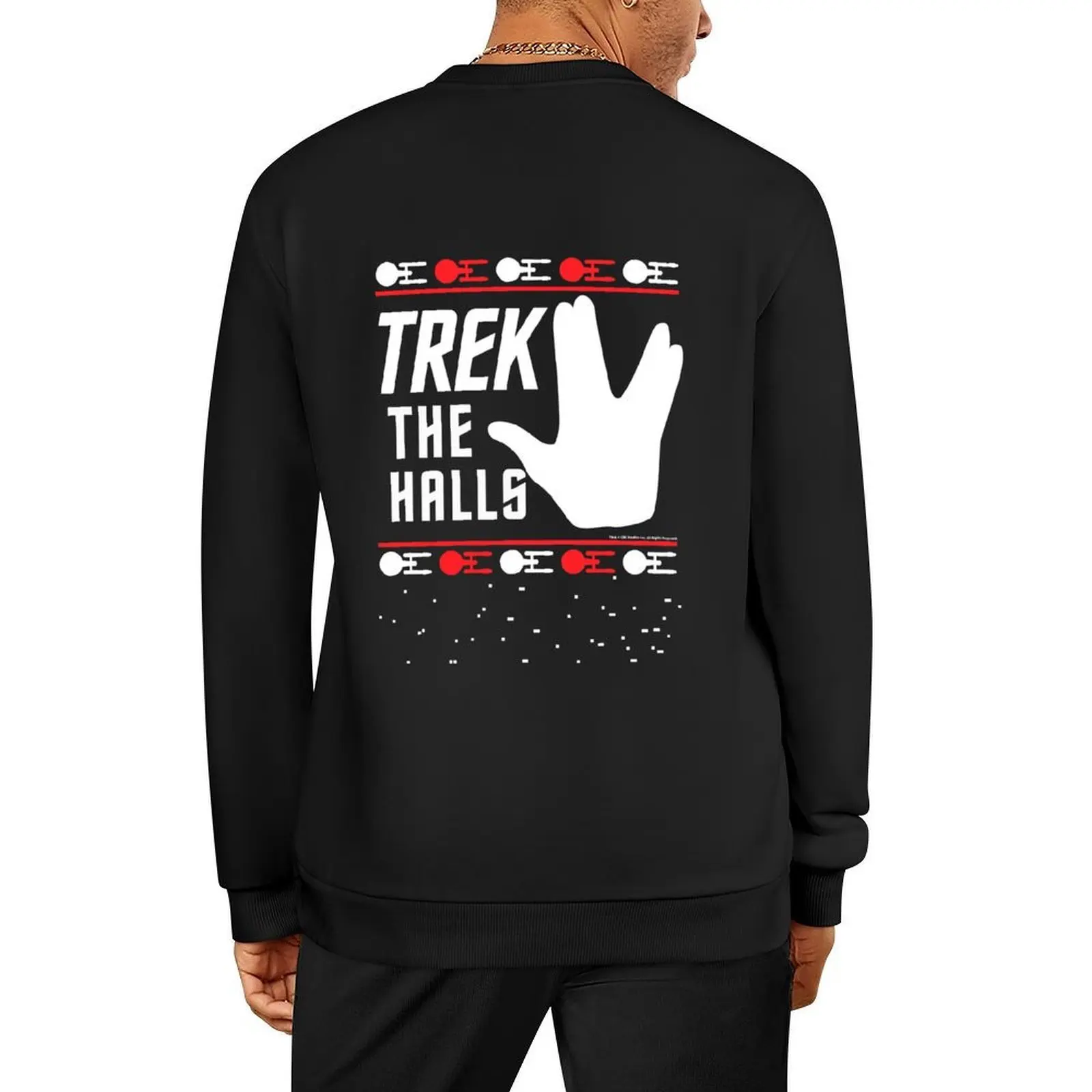 

Star Trek The Halls Ugly Christmas Sweater Pullover autumn new products male clothes blouse hooded sweatshirt for men