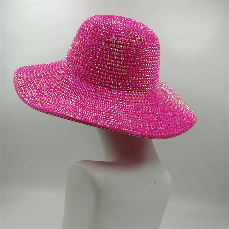 Cowboy Series Western style Cowboy Women's Hat Men's Retro Men's Panama Cowboy Jazz Hat Men's Hat Water Diamond Sombrero Hombre image 3