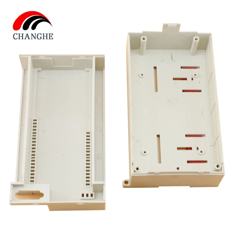 1pcs/lot black industrial control junction box ABS plastic enclosure case 180*100*77mm for PLC device