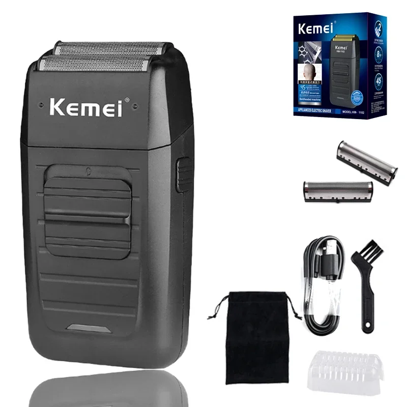 Kemei KM-1102 Männer Elektrische Rasierer Haar Trimmer Maschine Rasieren Maschine Professionelle Haar Cutter Bart Trimmer Rasierer Männlich