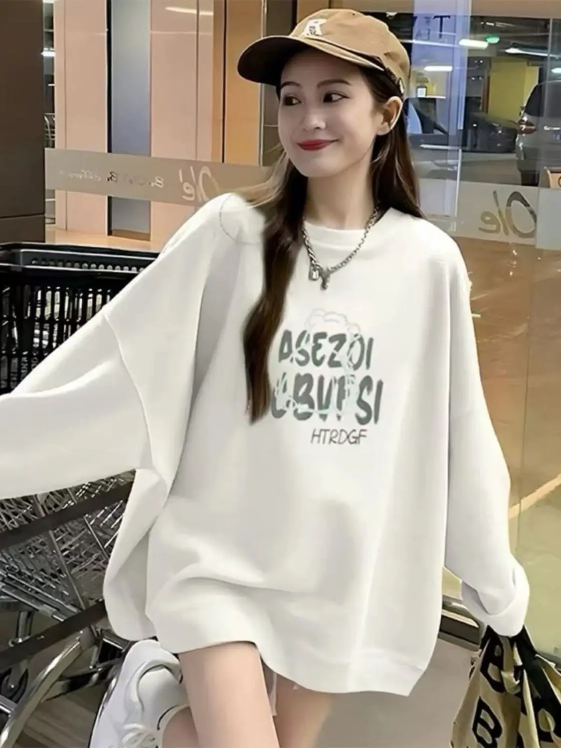 بلوزات رياضية امرأة Popluar شبه سستة الخريف والشتاء البلوز سميكة جيرسي الملابس الربيع الصيف Batwing الشارع الشهير #1