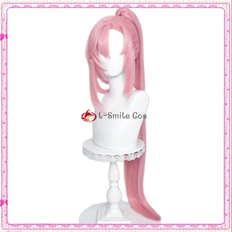 25COSCherry Blossom Pink Long Ponytail Wig Cosplay Costume SK8 the Infinity Heat Resistant Synthetic Hair SK∞ Men Women Wig + Wi view 2
