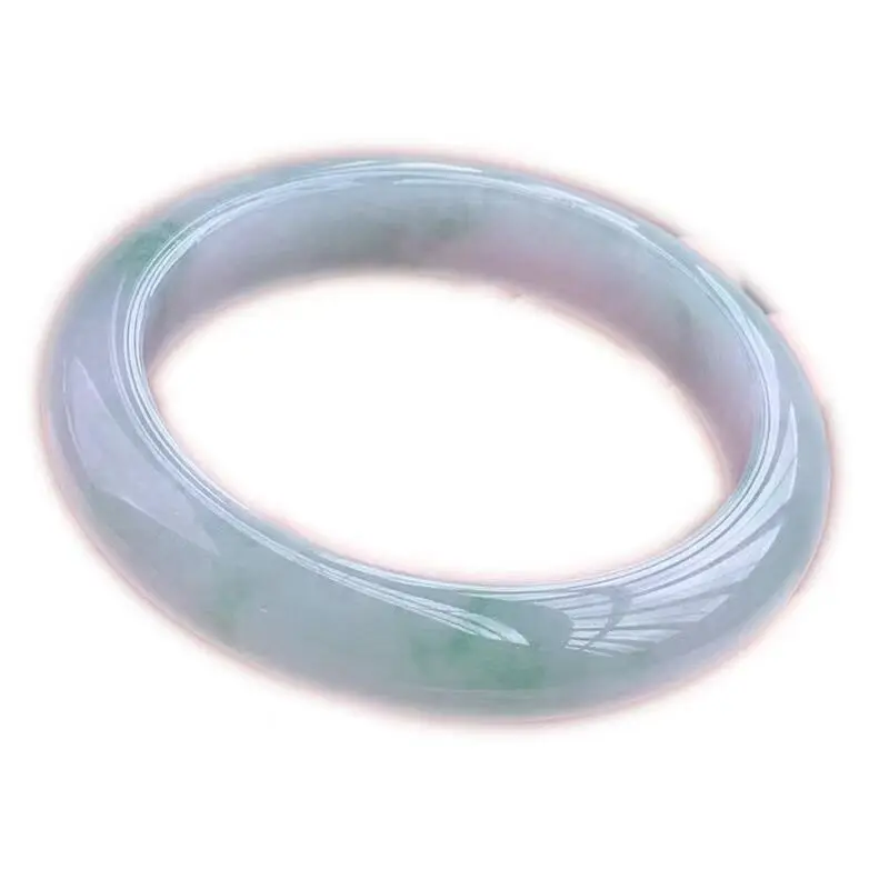 Myanmar , single-color - light oil jadeite bracelet, young girl's bright green ice-waxy type view 5