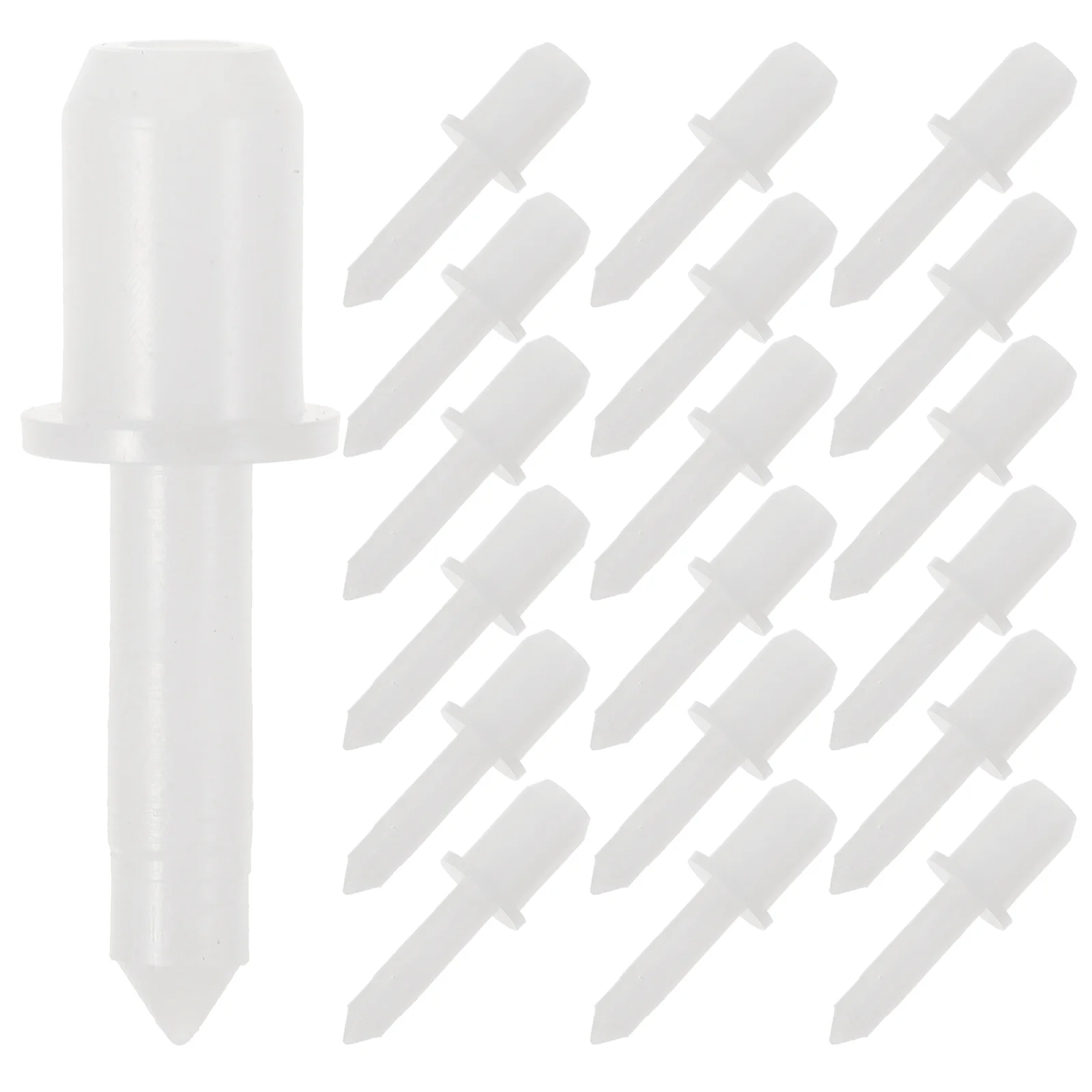 60 Pcs Shutter Repair Fretboard Stickers Roller Door Fittings Replacement Pins Telescope Louver Plastic Louvre Nylon