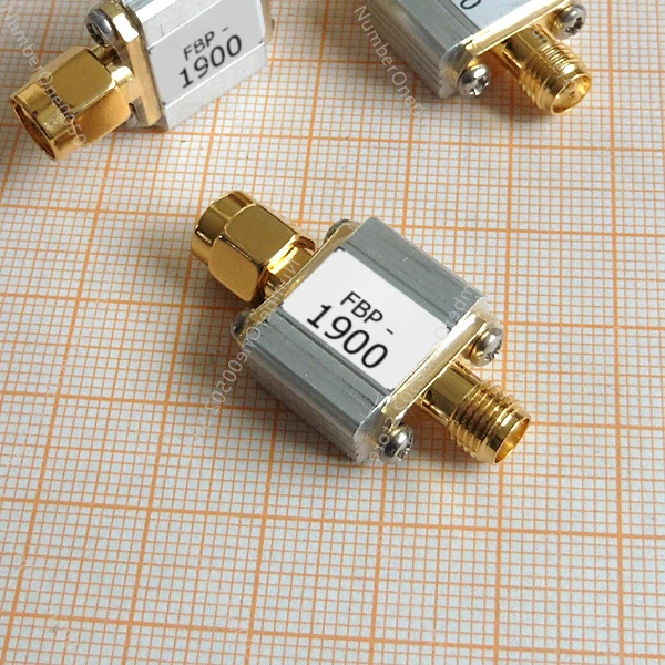 FBP-1900 1900MHz RF Coaxial Bandpass Filter, SMA Interface