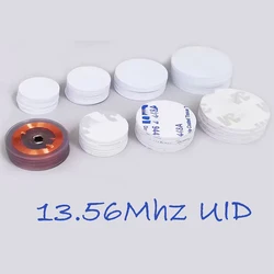 Tarjeta mágica regrabable UID, Chip inteligente RFID, etiqueta de 25MM, insignia clonada de 13,56 Mhz, 1K S50 NFC, ficha cambiable, pegatina de copia de 0 sector