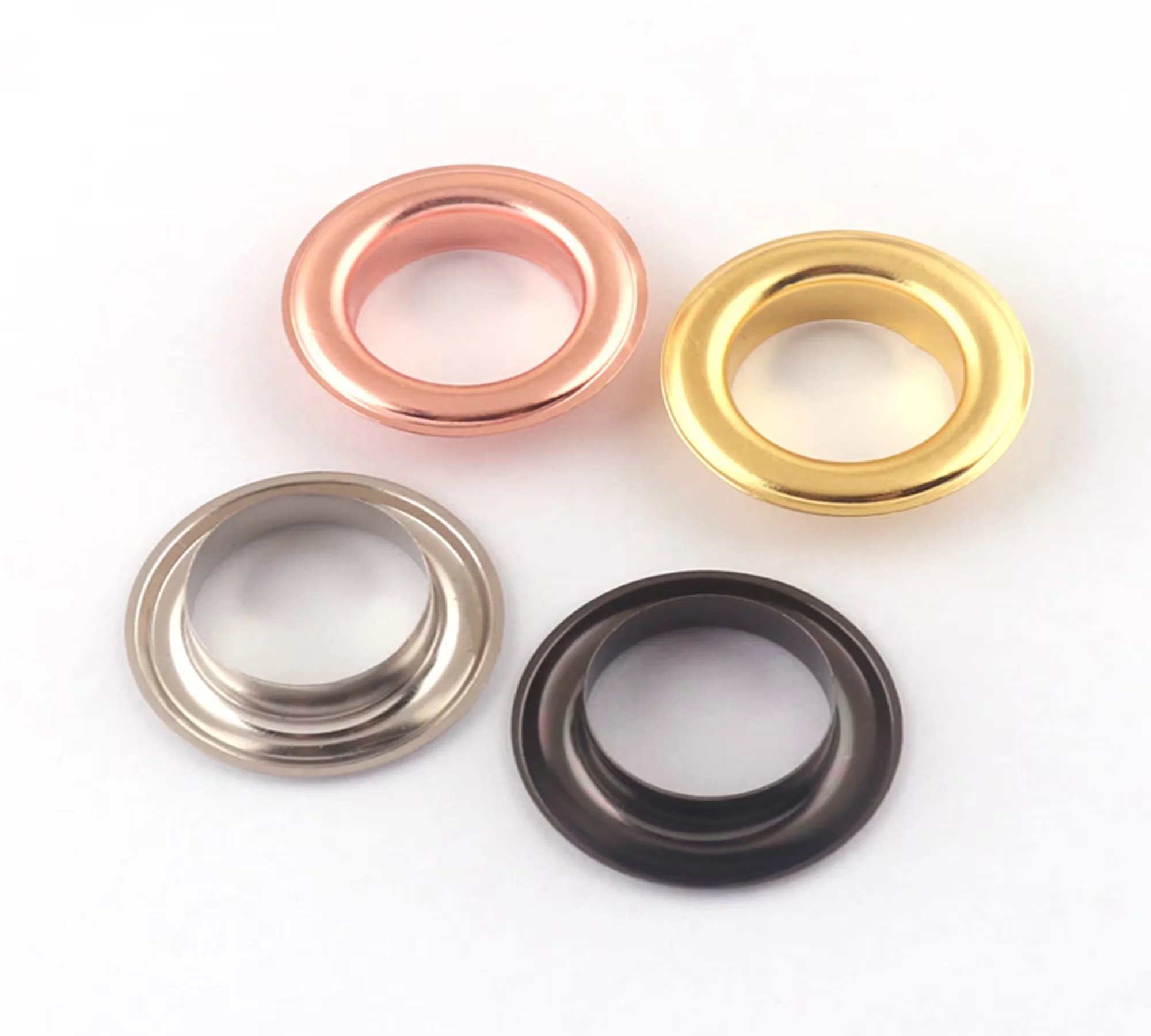 20-50 Sets Large Silver/Rose Gold/Gold/Gunmetal Eyelets,Metal Diameter Eyelets Grommets with Washers,for Leather Canvas bag-17mm