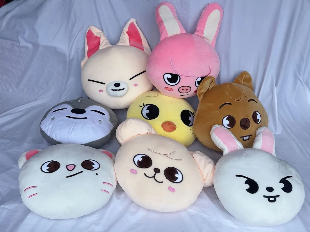 

SKZOO Straykids Li Longfu Lee Know Fang Canbang Chang Wolf Cub Подушка Stray Детская подушка с героями мультфильмов