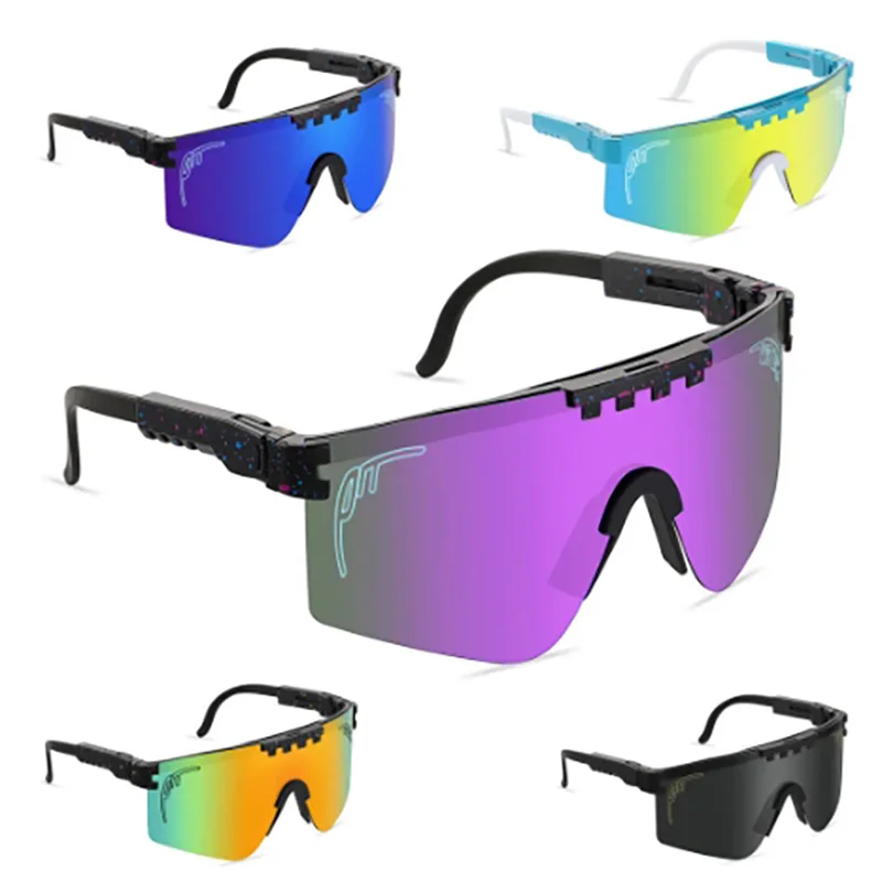 Pit Viper-Lunettes de soleil pour hommes et femmes, lunettes de soleil pour adultes, lunettes de sport en plein air, nuances de VTT, UV400, sans boîte