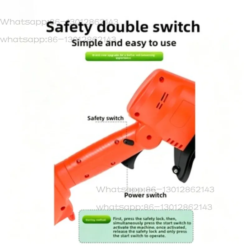 

21V Cordless Lithium Handheld Tiller Cultivator, Telescopic Rod Weeding Loosening Soil Machine for Home Garden