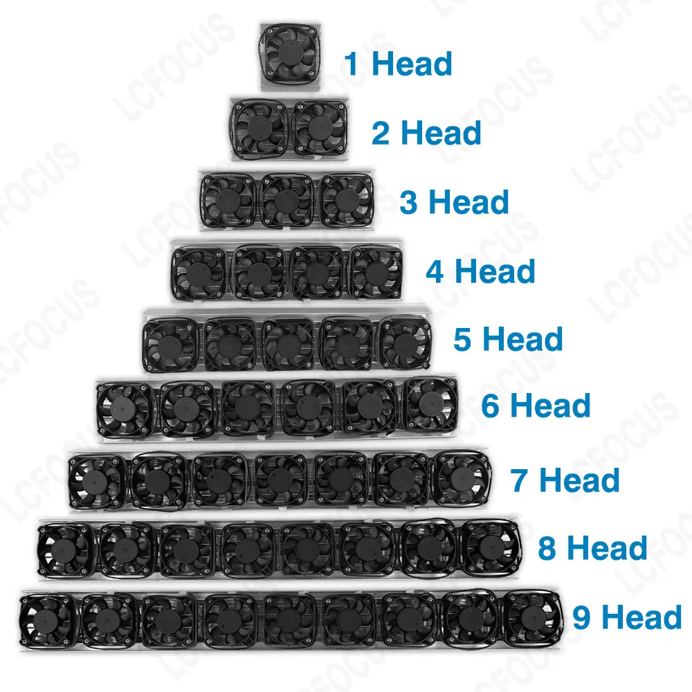 LED Lens Heatsink Cooling Lamp Radiators + 60 90 120 Degrees 45MM Lenes + Bracket + 5V 12V 24V Fans For 10W Chip COB