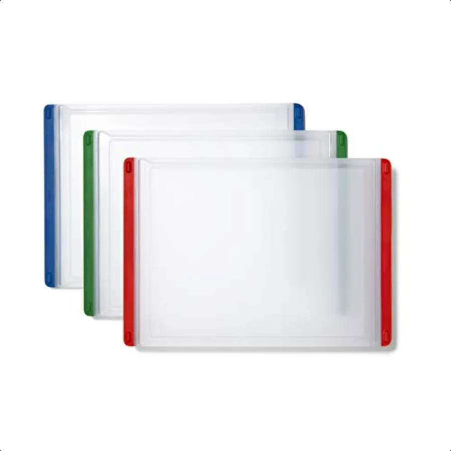 

Good Grips 3Piece Plastic Everyday Cutting Board Set Red Green Blue