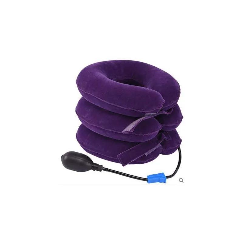 Inflatable Cervical Vertebra Traction Soft Travel Neck Pain Release Tractor Neck Posture Correction Neck Stretching Brace