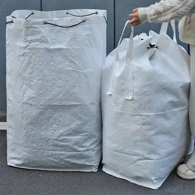 Large Capacity Storage Bag Home Storage Bound Pocket Moving Packing Woven Bags For Household Items Organization And Relocation