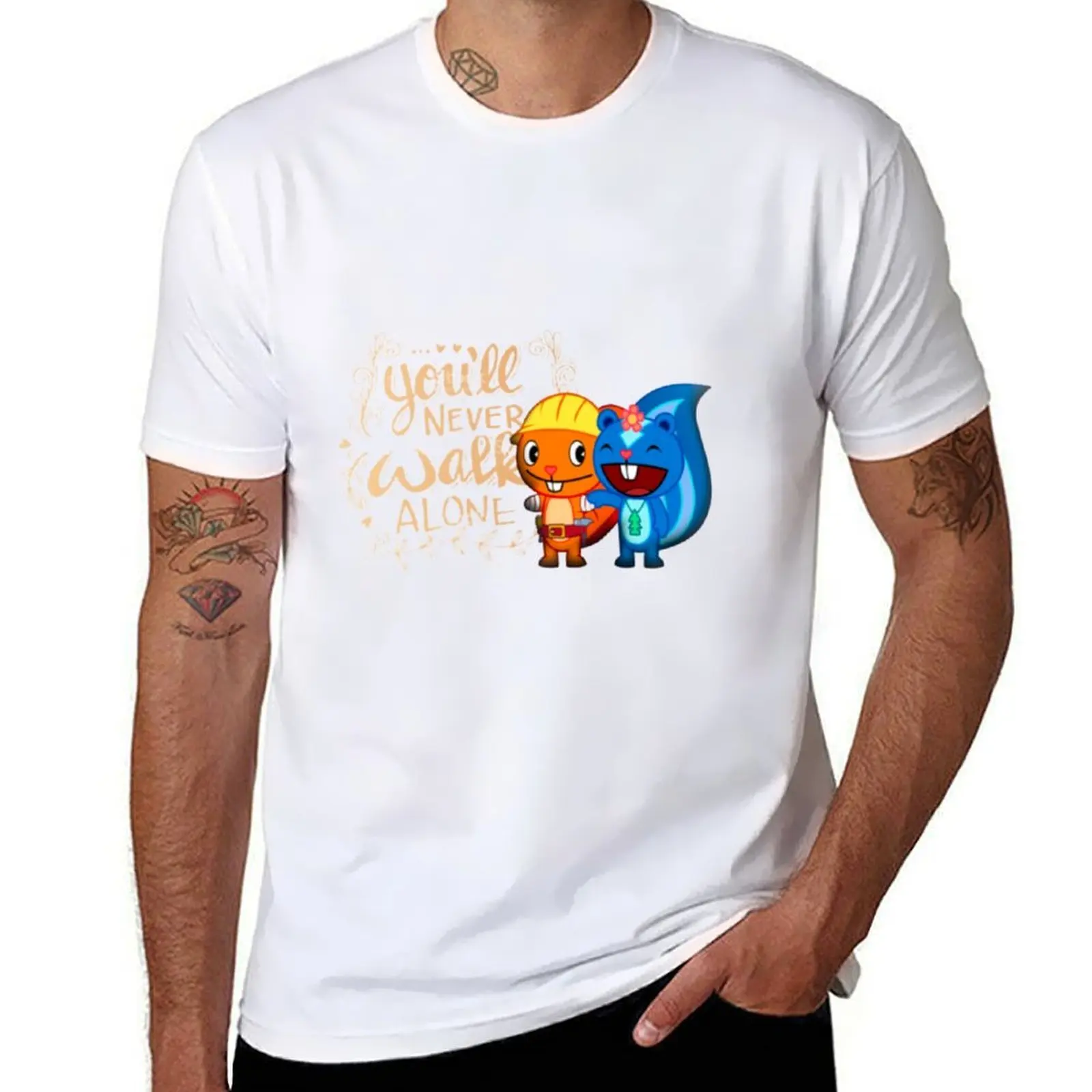 

Petunia and Handy Happy Tree Friends - Magical T-Shirt cotton tshirt 100% printed t shirts for man t shirt man luxury T-shirt