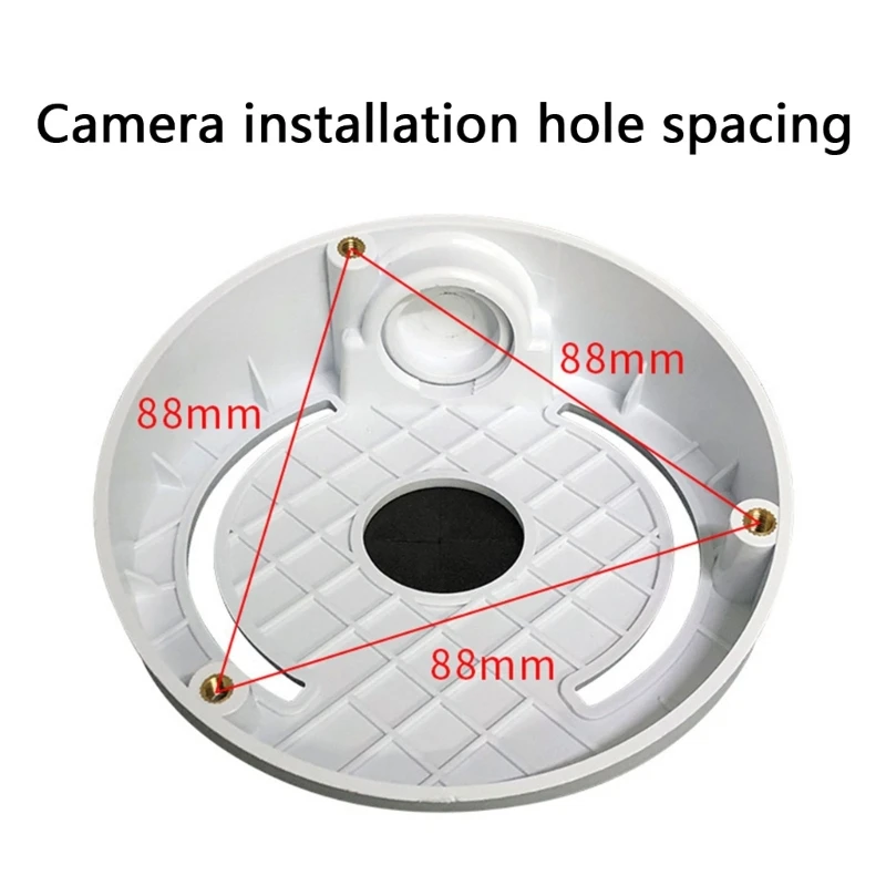  Compactly Plastic Surveillances Camera Mount Sloped Base With Angled Installation Versatilitys For Various Dome Cameras