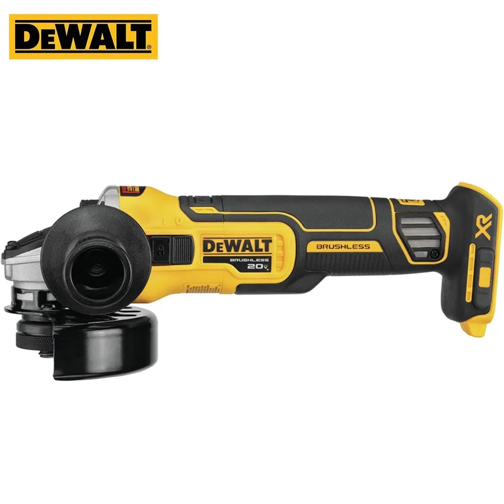 Бесщеточная электрическая угловая шлифовальная машина DEWALT 20 В DCG405 125 мм M14 Аккумуляторная ударная полировальная машина для резки