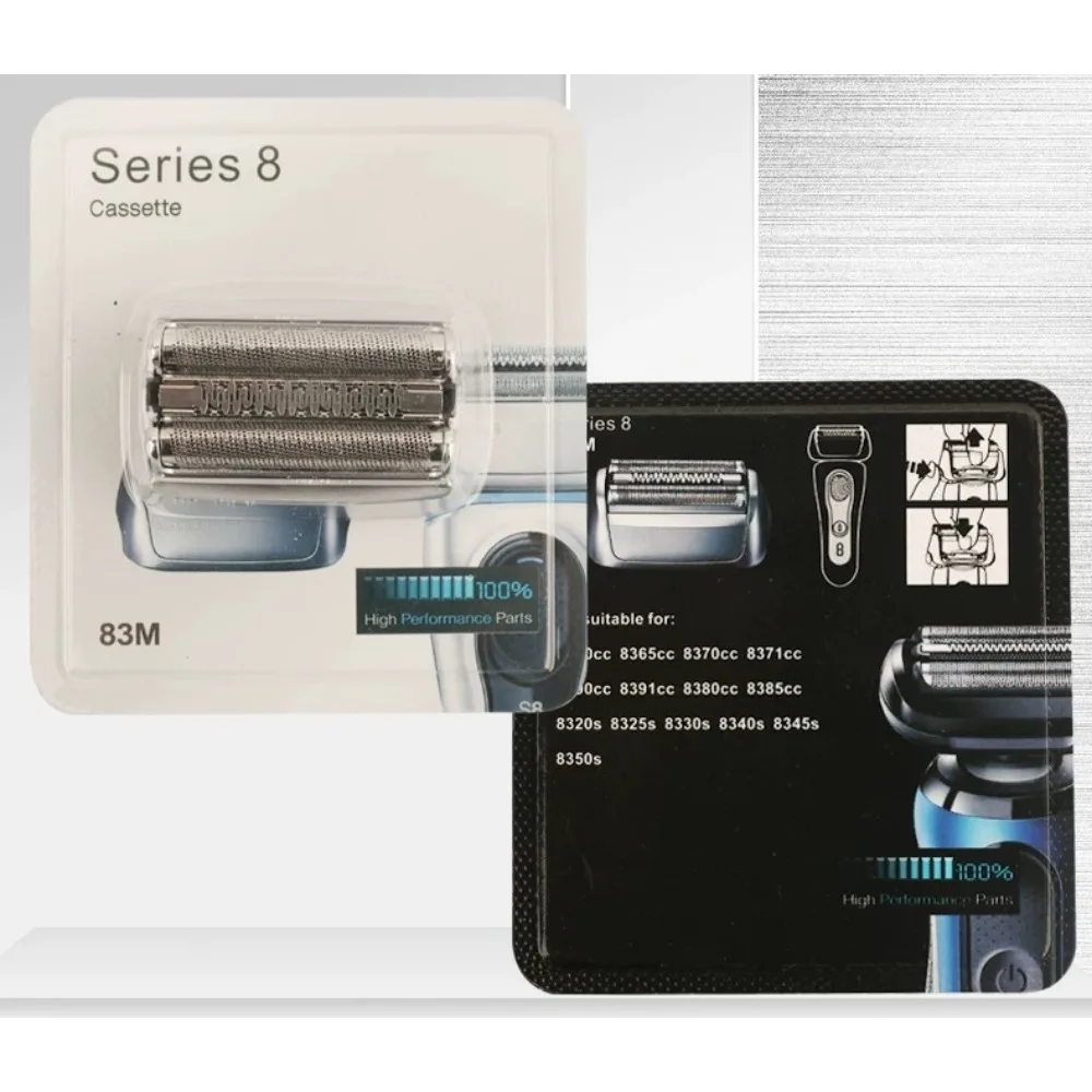 Series 8 83M Electric Shaver Head Replacement for Braun S8 Electric Razor Blades Model 8370Cc,8340S,8350S,8467