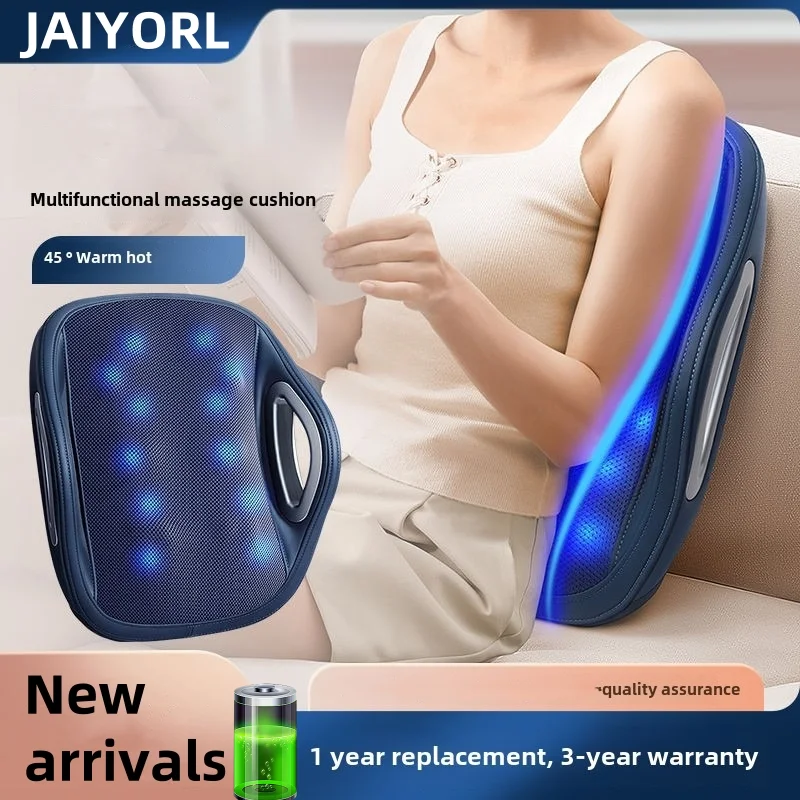 

Large Floating Shiatsu Back Massager with Heat Christmas Gifts for Men Husband Portable Chair Pad Kneading Mat Office Home