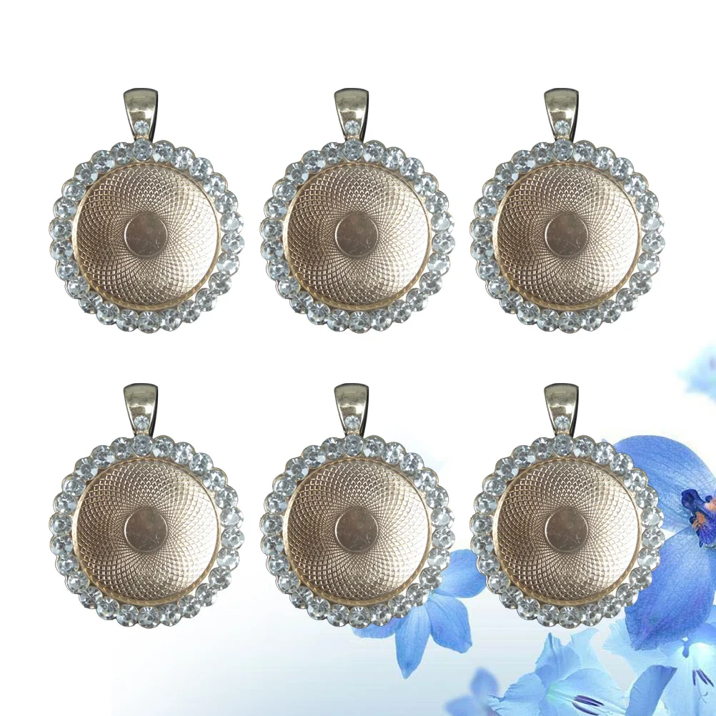 

10Pcs Alloy Rhinestone Pendant Charms Simple Design DIY Necklace Bracelet Keychain Jewelry Making Accessories DIY Pendant Charms